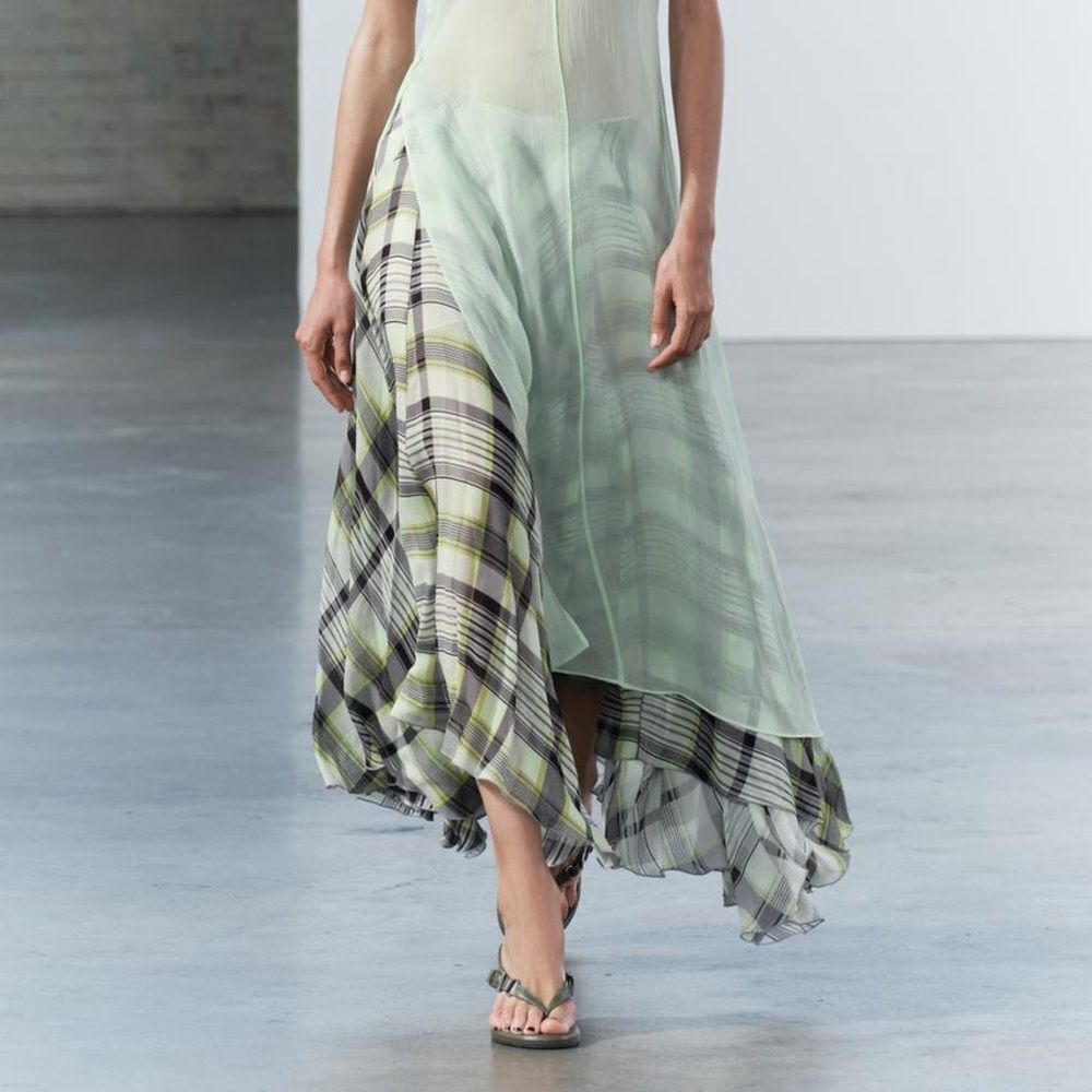 ZARA PRINTED MIDI SKIRT ZW COLLECTION RRP $160 - Picture 5 of 14